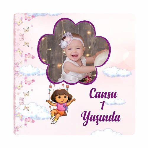 Dora Temalı Doğum Günü Magneti